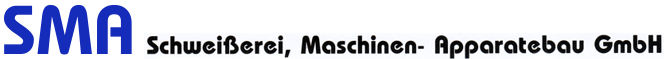 SMA Schweißerei, Maschinen- Apparatebau GmbH Logo
